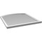 Ekena Millwork Arch Top Surface Mount PVC Gable Vent: Functional, w/ 2"W x 2"P Brickmould Sill Frame, 40"W x 42"H GVPAR40X4203SF - alternate 4